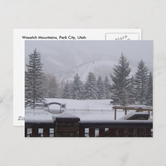 Wasatch Mountains, Park City, Utah Briefkaart (Voorkant / Achterkant)