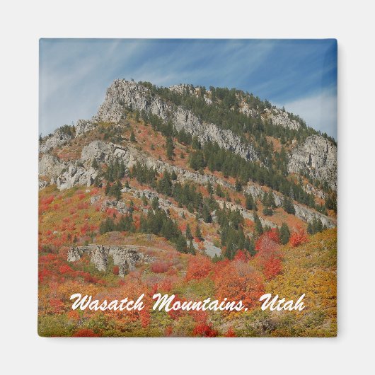 Wasatch Mountains, Utah Magneet (Voorkant)
