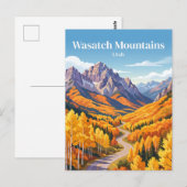 Wasatch Mountains VS Briefkaart (Voorkant / Achterkant)