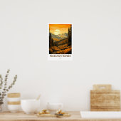 Wasatch Range Utah Reisprint Poster (Keuken)