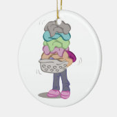 Wasbak Keramisch Ornament (Links)