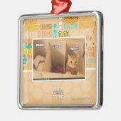 wasbakje metalen ornament (Links)