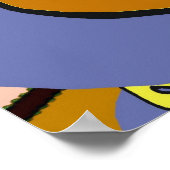 Wasbakmand wasgoed poster (Hoek)