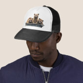wasbeenkappen trucker pet (In situ)