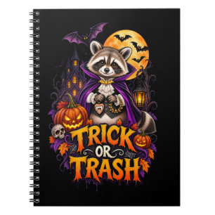 Wasbeentje trick or trash vampier Halloween Notitieboek