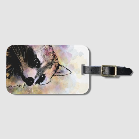 wasbeer 23 bagagelabel (Voorkant (horizontaal))