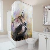 wasbeer 23 douchegordijn (In situ)