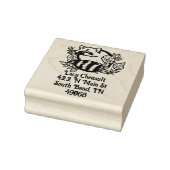 wasbeer adres rubberstempel (Stempel)
