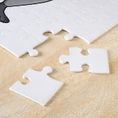 Wasbeer als bruidegom met stropdas legpuzzel (Zijkant)