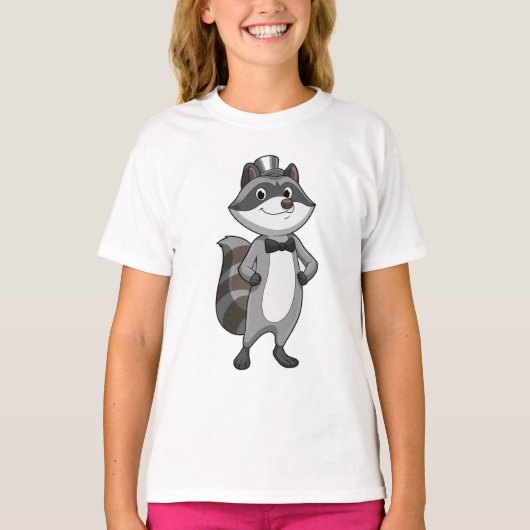 Wasbeer als bruidegom met stropdas t-shirt (Voorkant)