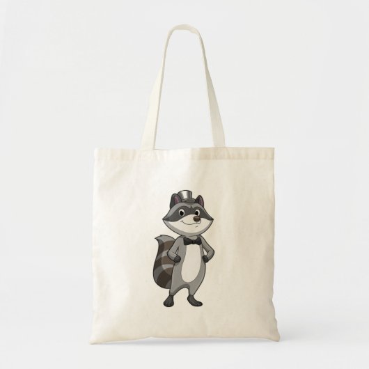 Wasbeer als bruidegom met stropdas tote bag (Voorkant)