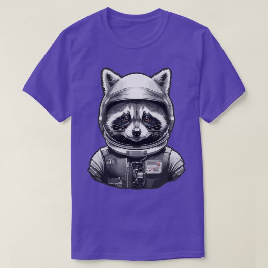 Wasbeer astronaut in de ruimte 1 t-shirt (Design voorkant)