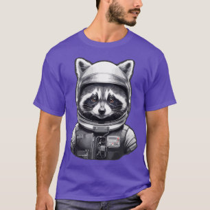 Wasbeer astronaut in de ruimte 1 t-shirt