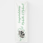 wasbeer Baby shower Spandoek (Verticaal)