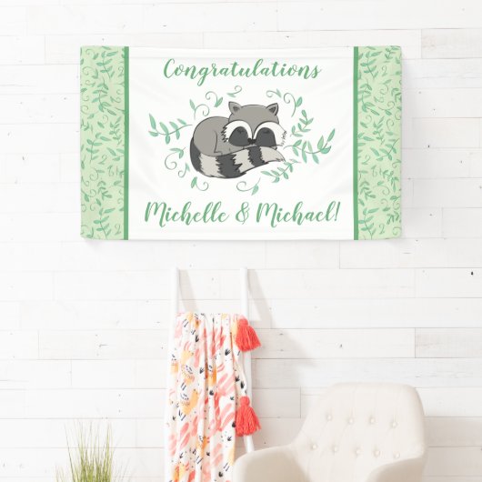 wasbeer Baby shower Spandoek (Insitu)