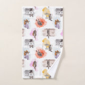 Wasbeer berovend bank bad handdoek (Handdoek)