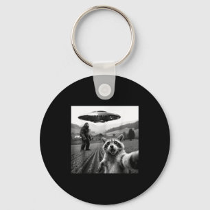 Wasbeer Bigfoot Selfie Ufo Grappige Wasbeer Alien Sleutelhanger