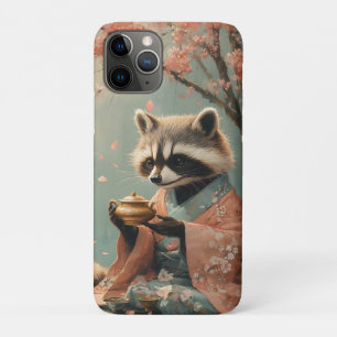 Wasbeer Boeddha: Vredige thee onder de kersenboom Case-Mate iPhone Case