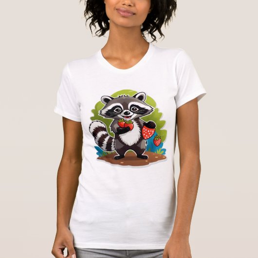 Wasbeer Bos Verkenner T-shirt (Voorkant)