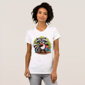 Wasbeer Bos Verkenner T-shirt (Voorkant volledig)