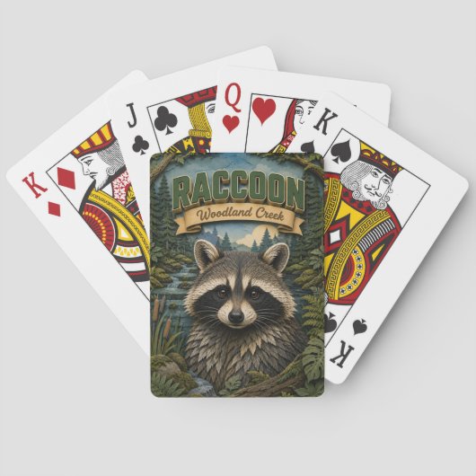 Wasbeer Boskreek POPCUT Pokerkaarten (Achterkant)