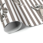 Wasbeer bruin enorme schaal voor ambacht of cadeau cadeaupapier (Rol Hoek)