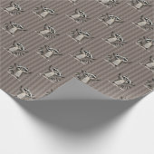 Wasbeer bruin normale schaal voor ambacht of cadea cadeaupapier (Hoek)