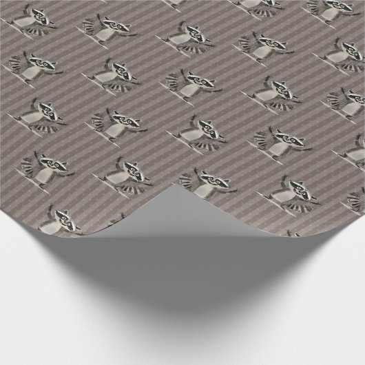 Wasbeer bruin normale schaal voor ambacht of cadea cadeaupapier (Hoek)