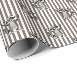 Wasbeer bruine grote schaal voor handwerk of cadea cadeaupapier