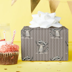 Wasbeer bruine normale schaal voor handwerk of cad cadeaupapier