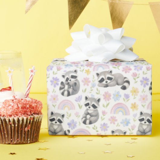 Wasbeer Cadeaupapier (Verjaardagsfeest)