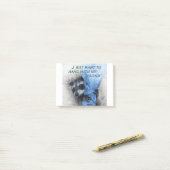 Wasbeer - chillen post-it® notes (Op bureau)