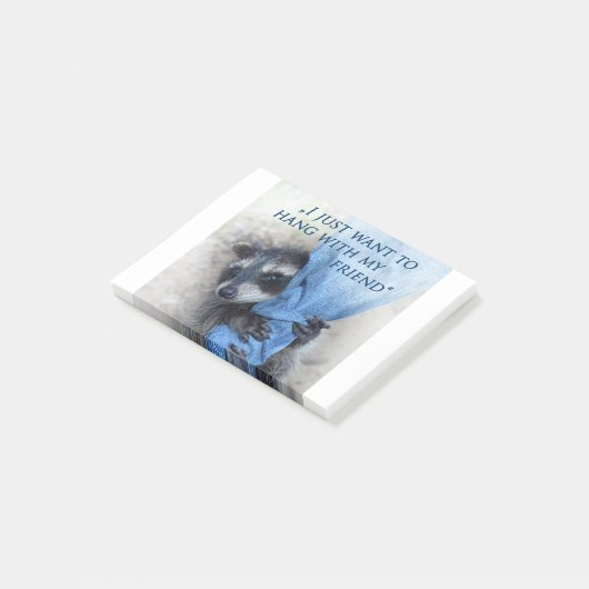 Wasbeer - chillen post-it® notes (Schuin)
