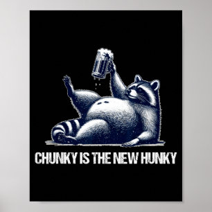 Wasbeer Chunky Is De Nieuwe Stoere Grappige Wasbee Poster