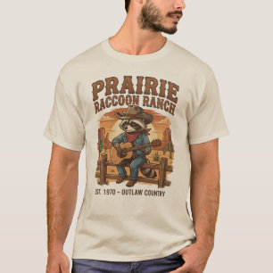 Wasbeer Cowboy Outlaw Country Westerse Esthetiek T-shirt