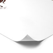 Wasbeer Cowboy Rodeo Poster (Hoek)