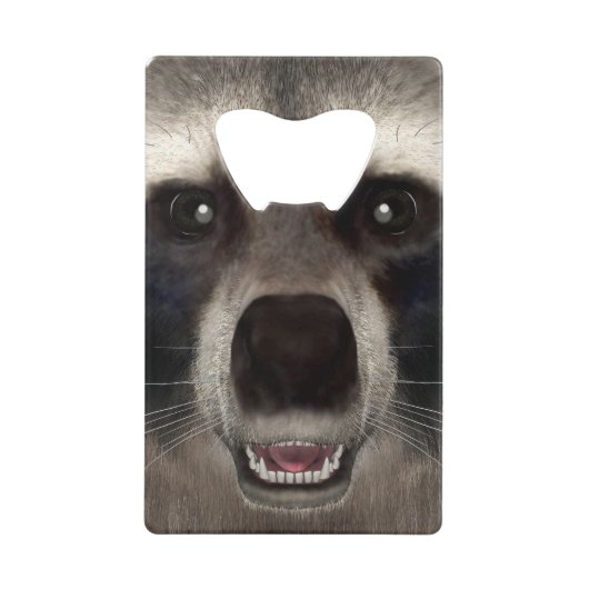 Wasbeer Creditkaart Flessenopener (Voorkant)