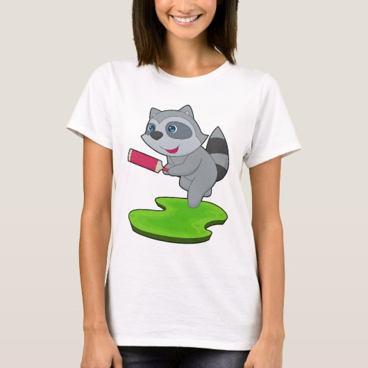 Wasbeer Cricket Slaghout T-shirt (Voorkant)