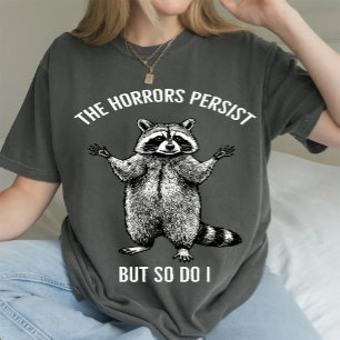 Wasbeer De Horrors Houden Aan Maar Ik Ook T-shirt