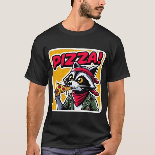 WASBEER DIE PIZZA EET 8 T-SHIRT (Voorkant)