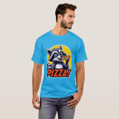 WASBEER DIE PIZZA EET T-SHIRT (Voorkant volledig)