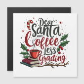 Wasbeer draagt kerstmuts en kerst (Voorkant / Achterkant)