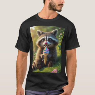 wasbeer eet ijs t-shirt