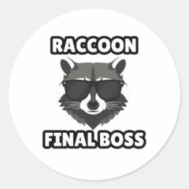 Wasbeer Eindbaas Sticker