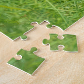 Wasbeer en eekhoorn spelen croquet legpuzzel (Zijkant)