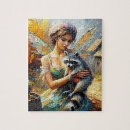 Wasbeer en een fee legpuzzel