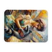 Wasbeer en een fee magneet (Horizontaal)