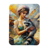 Wasbeer en een fee magneet (Verticaal)