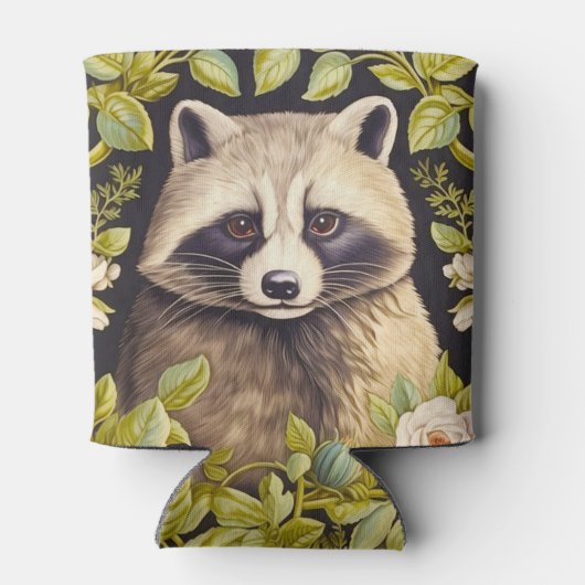 Wasbeer en groen blad inspireerden William Morris Blikjeskoeler (Achterkant)