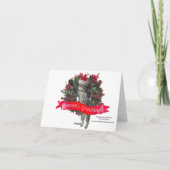 Wasbeer en Kat Notitiekaartje (Achterkant)